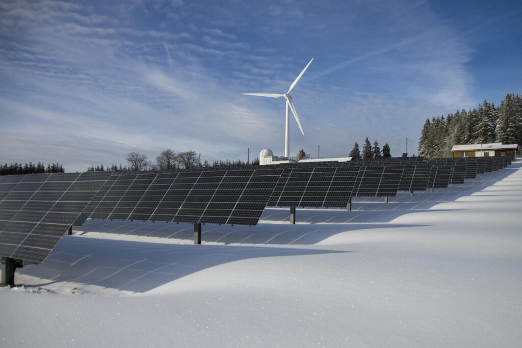 “AI-driven green tech USA 2025 tariff crisis savings with solar energy panels”