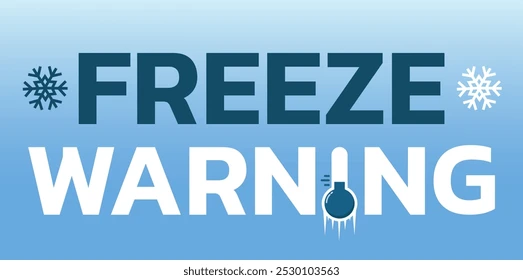 Freeze Warning Alert